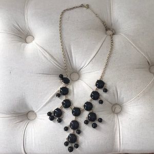 Black J.Crew Bubble Necklace